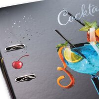 Herma Motiv-Ordner Karton A4, 7 cm Rückenbreite Cocktails