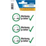 Hinweisetiketten -Bitte Werbung einwerfen- 3 St.