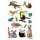 Herma Sticker DECOR Tiere Exotische Tiere 3 Bl