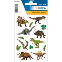 Herma Sticker DECOR Tiere Dionsaurier 3 Bl