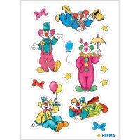 Herma Sticker DECOR Clowns beglimmert 2 Bl