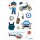 Herma Sticker DECOR Polizei 3 Bl