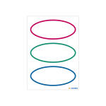 Herma Schuletiketten 76 x 35 mm bunt 6 Bl 18 Etik.