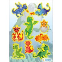 Herma Sticker MAGIC Drachen Neon 1 Bl