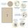 Herma Etiketten permanent haftend 210 x 297 mm Silphie-Papier braun 20 Bl 20 Etik. LaserInkCopy