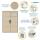 Herma Etiketten permanent haftend 99,1 x 67,7 mm Silphie-Papier braun 20 Bl 160 Etik. LaserInkCopy