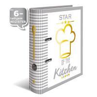 Herma Rezeptordner Karton A4, 7 cm Rückenbreite Star...