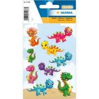 Herma Sticker MAGIC Tiere Kleine Dinos beglimmert 1 Bl