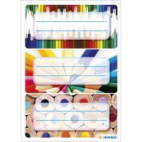 Herma Schuletiketten 76 x 35 mm Stifte 3 Bl 9 Etik.