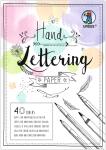 HANDLETTERING PASTEL MIX 130/300G.A5 40BL.5F SORT.