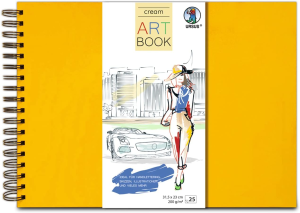 ART BOOK SONNENG.23x31,5CM,25BL.CREME