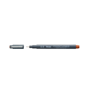 Pentel Permanent Fineliner 0,5mm
