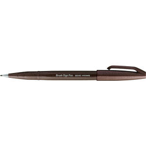 Pentel Kalligrafiestift BrushSignPen dk-br