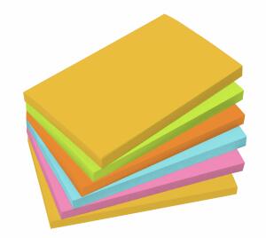 Haftnotizen - rechteckig - 600 Blatt - für Whiteboards, Glas, Papier