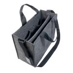 SIGEL BA410 Desk Sharing Bag M - Filz synthetisch - dunkelgrau - 36 x 28 x 15 cm