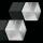 SIGEL BA706 SuperDym-Magnete - silber - Würfel - Haftkraft auf Glas-Magnetboards: 23 Blatt (A4, 80g/m²) - 2 x 2 x 2 cm - 2 Stück - für Glas-Magnetboards, magnetische Whiteboards und weitere magnetische Oberflächen