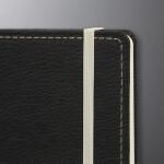SIGEL CO697 Notizbuch Conceptum - Leder-Optik - punktkariert (Dot-Lineatur) - ca. A5 - grau/weiß - Hardcover - 194 Seiten - PEFC-zertifiziert