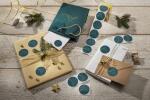 Weihnachts-Sticker 200 - 47 x 47 mm - Christmas tree -...
