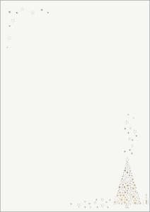 SIGEL DP084 Weihnachts-Motiv-Papier - Weihnachtsbaum - weiß - 90 g/m² - A4 - 100 Blatt