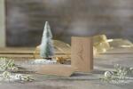 SIGEL DS071 Weihnachts-Karten - Weihnachtsbaum - braun - A6 - 10 Karten + Umschläge - inkl. Umschläge
