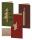 SIGEL DS082 Weihnachts-Karten-Set - 4x Stern, 3x Baum, 3x Kerze - rot/grün/violett - DIN lang - 10 Karten + Umschläge - inkl. Umschläge