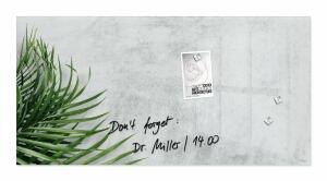 SIGEL GL288 Glas-Magnettafel Artverum - grau/grün - 91 x 46 x 1,50 cm