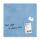 SIGEL GL294 Glas-Magnettafel Artverum - hellblau - 48 x 48 x 1,50 cm - Blue Structure - polierte Ecken - Sicherheitsglas (ESG), Stahl - GS-geprüft