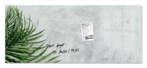 SIGEL GL298 Glas-Magnettafel Artverum - grau/grün - 130 x 55 x 1,80 cm - Botanic - polierte Ecken - Sicherheitsglas (ESG), Stahl - GS-geprüft