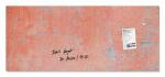 SIGEL GL299 Glas-Magnettafel Artverum - koralle - 130 x 55 x 1,80 cm
