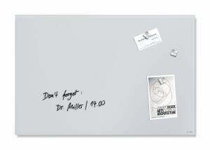 SIGEL GL516 Glas-Magnettafel Artverum - hellgrau - 60 x 40 x 1,50 cm