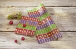 SIGEL GP121 Weihnachts-Geschenkpapier- Cut-out style - grün/rot/violett - 5 m x 500 mm
