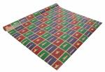 SIGEL GP122 Weihnachts-Geschenkpapier- Cut-out style - rot/grün/violett - 5 m x 500 mm