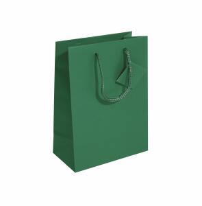 Geschenktasche klein - opalgrün - grün 17 x 23 x 9 cm