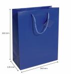 Geschenktasche groß - ultramarinblau - blau 26 x 33 x 12 cm