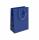 SIGEL GT504 Geschenktasche SIGEL klein - ultramarinblau - blau - mit Bodeneinlage, Geschenkanhänger und farblich abgestimmten Tragekordeln - Weißkarton, Kunststoff - 17 x 23 x 9 cm