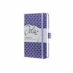SIGEL JN130 Notizbuch Jolie - dark purple - liniert - 80 g/m² - ca. A6 - lila - Hardcover - 174 Seiten - FSC-zertifiziert