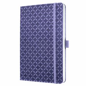 SIGEL JN131 Notizbuch Jolie - dark purple - liniert - 80 g/m² - ca. A5 - lila - Hardcover - 174 Seiten - FSC-zertifiziert