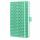 SIGEL JN132 Notizbuch Jolie - mint green - liniert - 80 g/m² - ca. A6 - mintgrün - Hardcover - 174 Seiten - FSC-zertifiziert