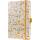 SIGEL JN341 Notizbuch Jolie - Bloom Yellow - liniert - 80 g/m² - ca. A5 - beige/gelb - Hardcover - 174 Seiten - FSC-zertifiziert