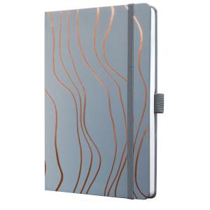 SIGEL JN351 Notizbuch Jolie - Grey Meringue - liniert - 80 g/m² - ca. A5 - grau - Hardcover - 174 Seiten - FSC-zertifiziert