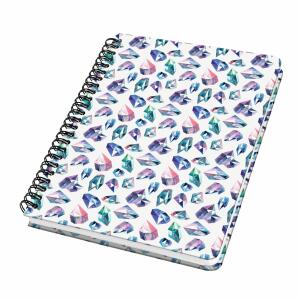 Spiral-Notizbuch Jolie - Fairy Gems - punktkariert A5 120 Seiten