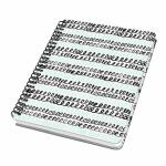 Spiral-Notizbuch Jolie - Curly Mint - punktkariert A5 120 Seiten
