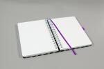 Spiral-Notizbuch Jolie - Dark Rainbow Vibes punktkariert A5 240 Seiten