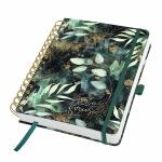 SIGEL JP203 Tagesplaner Jolie - Glamorous Leaves -...