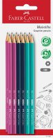 Faber Castell Bleistift 1111 HB bunt 12er