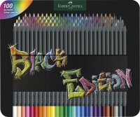 Faber Castell Buntstift BlackEdition 3,3 mm 100er Metalletui