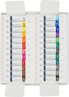Faber Castell Aquarellfarben Tuben 9 ml 24 Farben Kartonetui