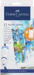 Faber Castell Acrylfarben 12 Farben Tuben 20 ml