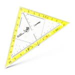 Aristo Navigationsdreieck 22,5 cm, Winkelskale...