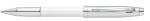 Sheaffer Rollerball 100 gebürsteter Chrom / Lack weiss